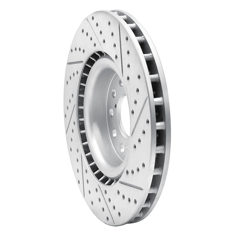 Acura Integra Brake Rotor (1) - Front Left - DFC - Drilled & Slotted Geoperformance - `17-`26