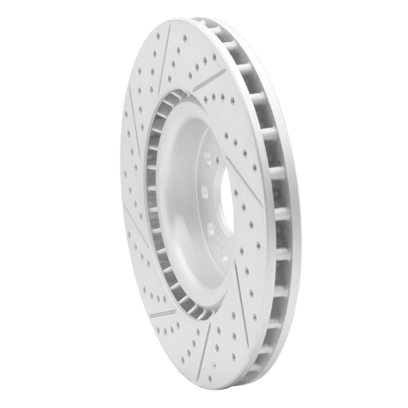 Acura Integra Brake Rotor (1) - Front Right - DFC - Geoperformance Rotor - Drilled & Slotted - `17-`26