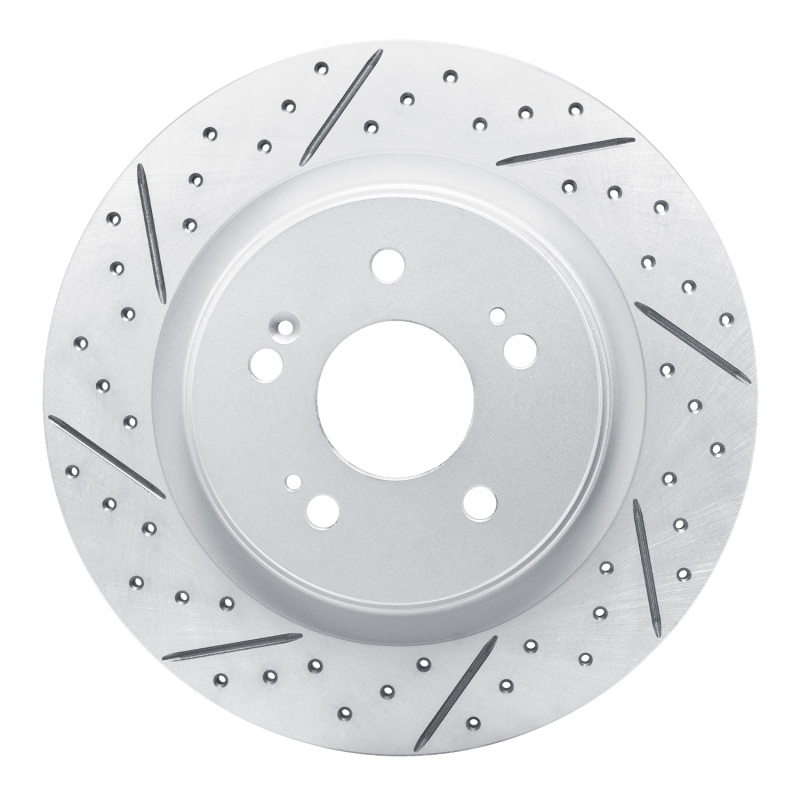 Honda Odyssey Brake Rotor (1) - Rear Left - DFC - Drilled & Slotted Geoperformance - `18-`26