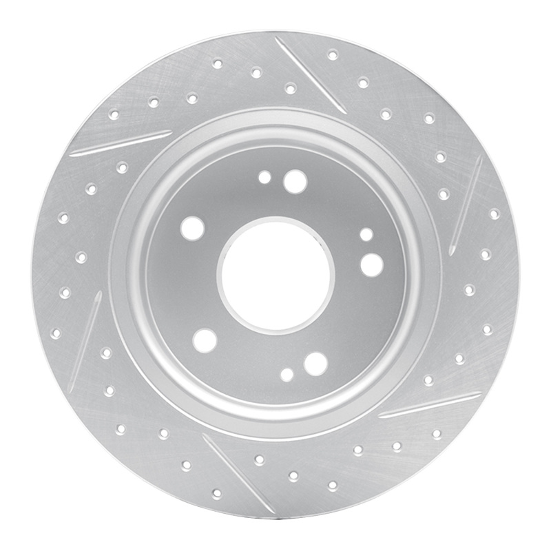 Honda HR-V Brake Rotor (1) - Rear Left - DFC - Drilled & Slotted Geoperformance - `16-`25