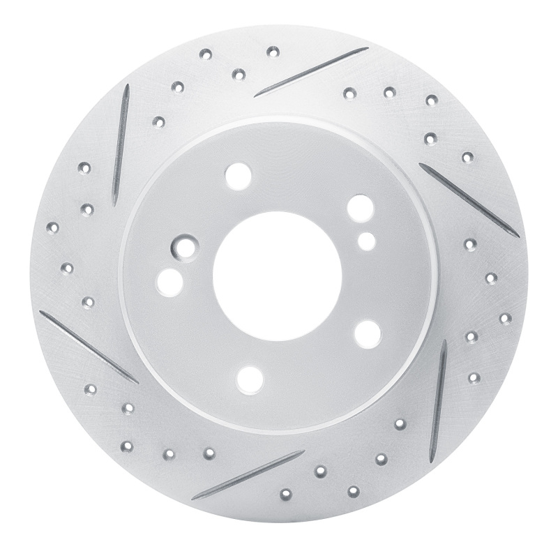 Chrysler Crossfire Brake Rotor (1) - Rear Left - DFC - Drilled & Slotted - `87-`15