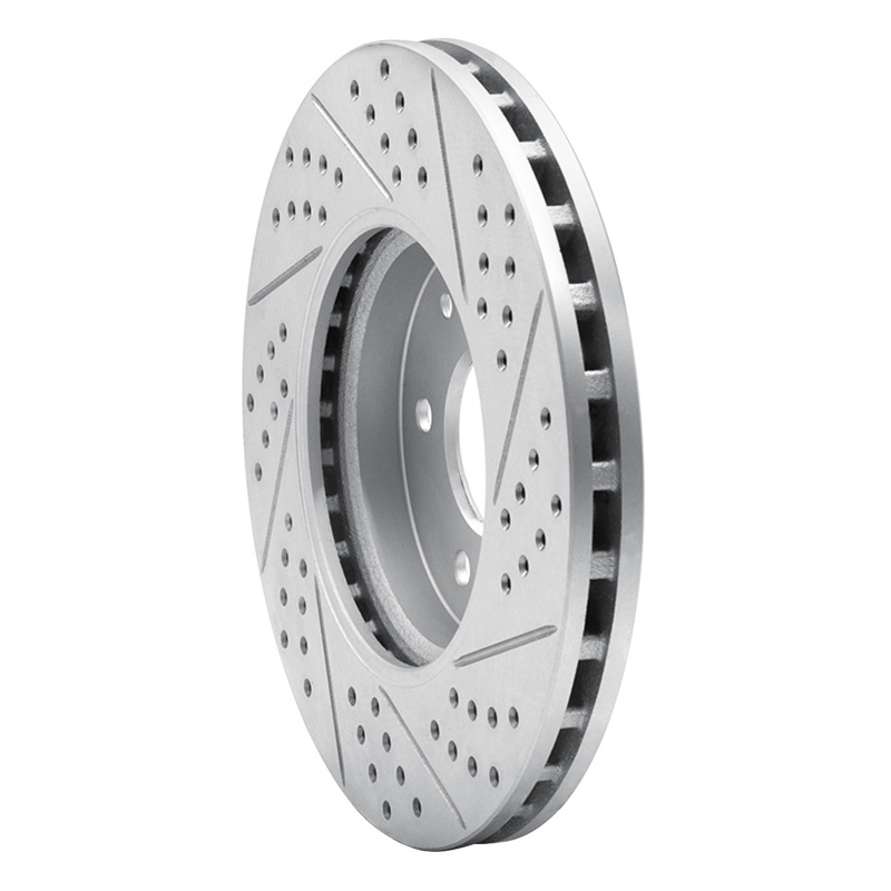 Chrysler Crossfire Brake Rotor (1) - Front Left - DFC - GeoPerformance Drilled & Slotted - `96-`11