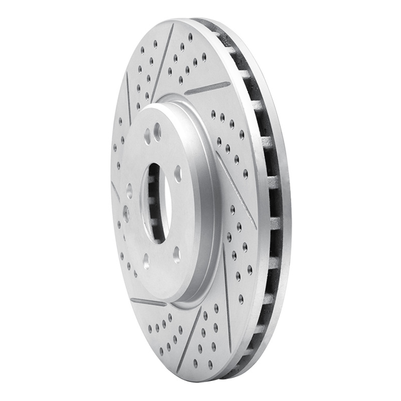 Chrysler Crossfire Brake Rotor (1) - Front Left - DFC - GeoPerformance Drilled & Slotted - `96-`11