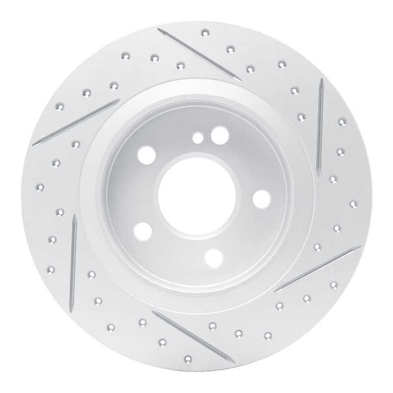 Infiniti Qx30 Brake Rotor (1) - Rear Left - DFC - Geoperformance Drilled & Slotted - `14-`20