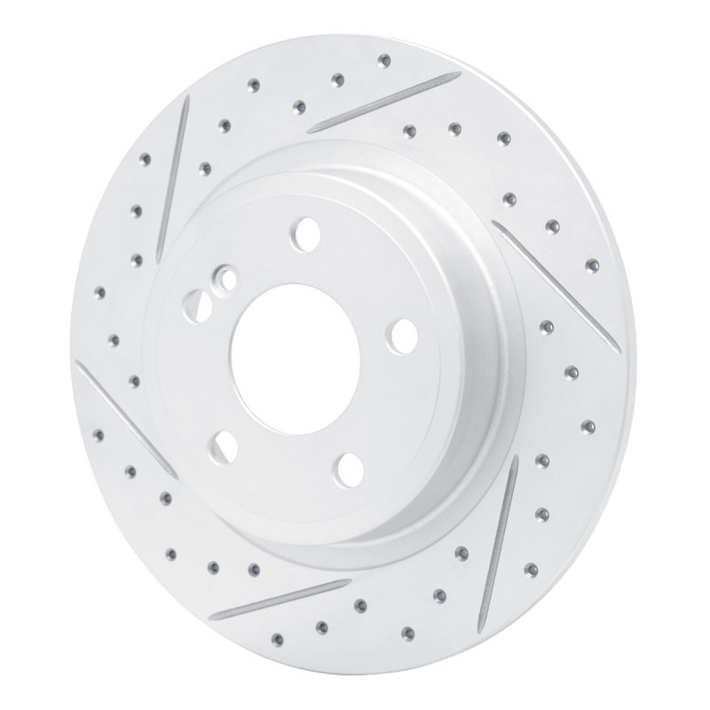 Infiniti Qx30 Brake Rotor (1) - Rear Left - DFC - Geoperformance Drilled & Slotted - `14-`20