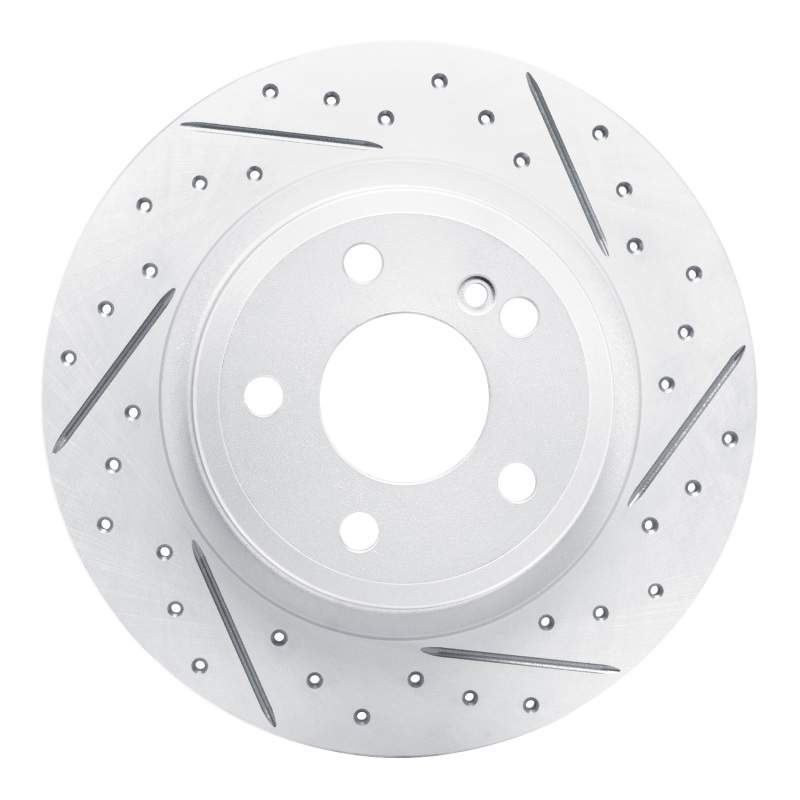 Infiniti Qx30 Brake Rotor (1) - Rear Right - DFC - Drilled & Slotted Geoperformance - `14-`20