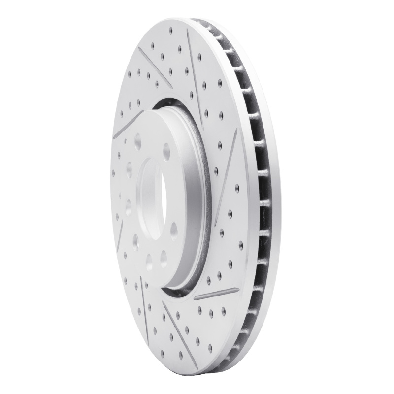 Cadillac Bls Brake Rotor (1) - Front Right - DFC - Geoperf Rotors - Drill & Slot - `03-`11