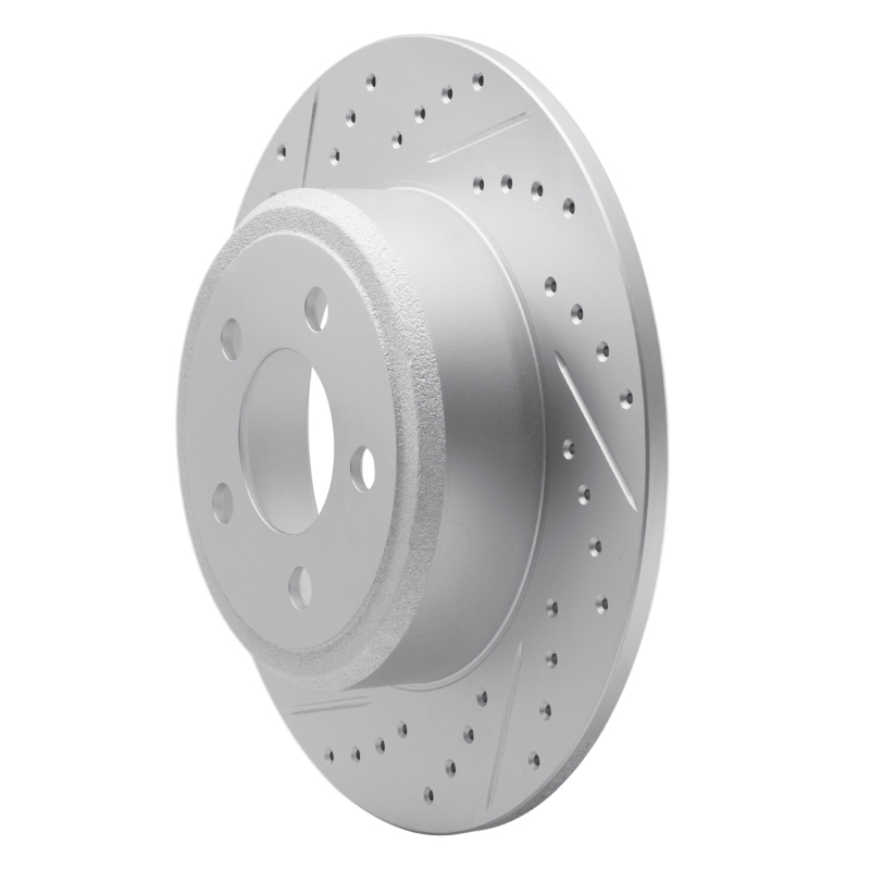 Cadillac Bls Brake Rotor (1) - Rear Left - DFC - Drilled & Slotted Geoperformance - `03-`11