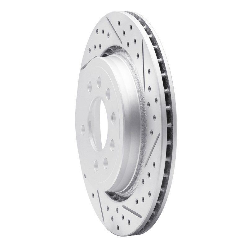 Saab 45903 Brake Rotor (1) - Rear Right - DFC - Drilled & Slotted Geoperformance - `08-`11