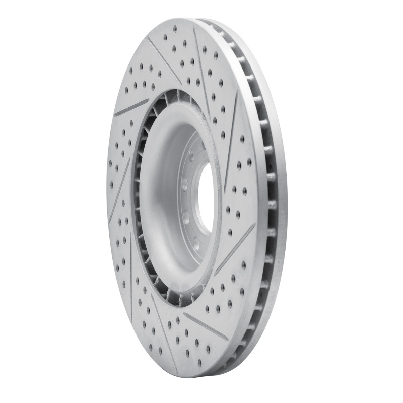 Saab 9-3 Brake Rotor (1) - Front Left - DFC - Geoperformance Drilled & Slotted - `08-`11