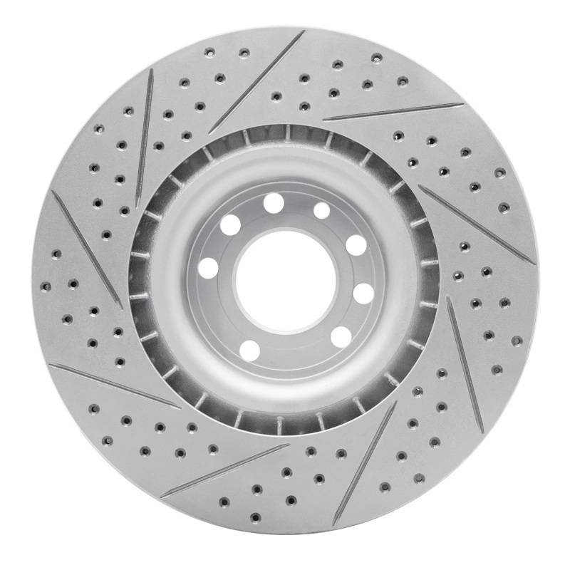 Saab 9-3 Brake Rotor (1) - Front Right - DFC - Geoperformance Rotors - Drilled & Slotted - `08-`11