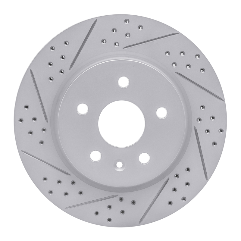 Buick Lacrosse Brake Rotor (1) - Rear Left - DFC - Drilled & Slotted Geoperformance - `10-`25