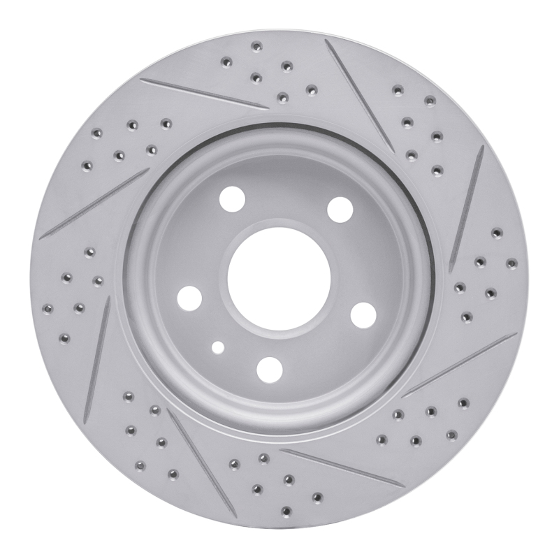 Buick Lacrosse Brake Rotor (1) - Rear Left - DFC - Drilled & Slotted Geoperformance - `10-`25