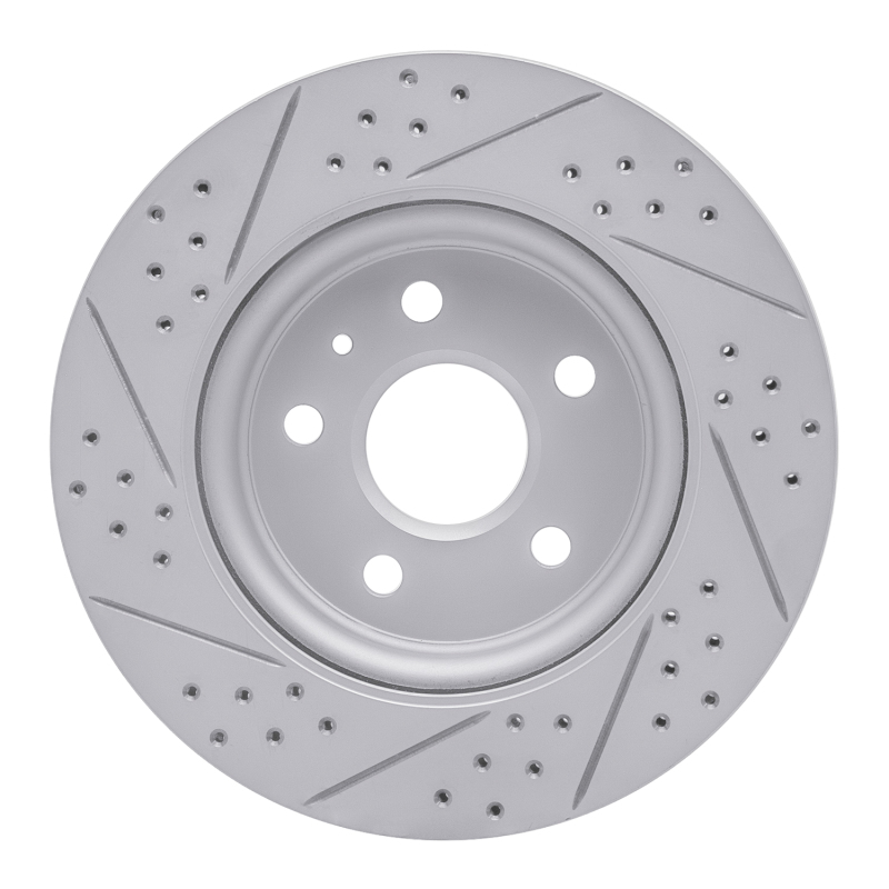 Buick Lacrosse Brake Rotor (1) - Rear Right - DFC - Drilled & Slotted Geoperformance - `10-`25
