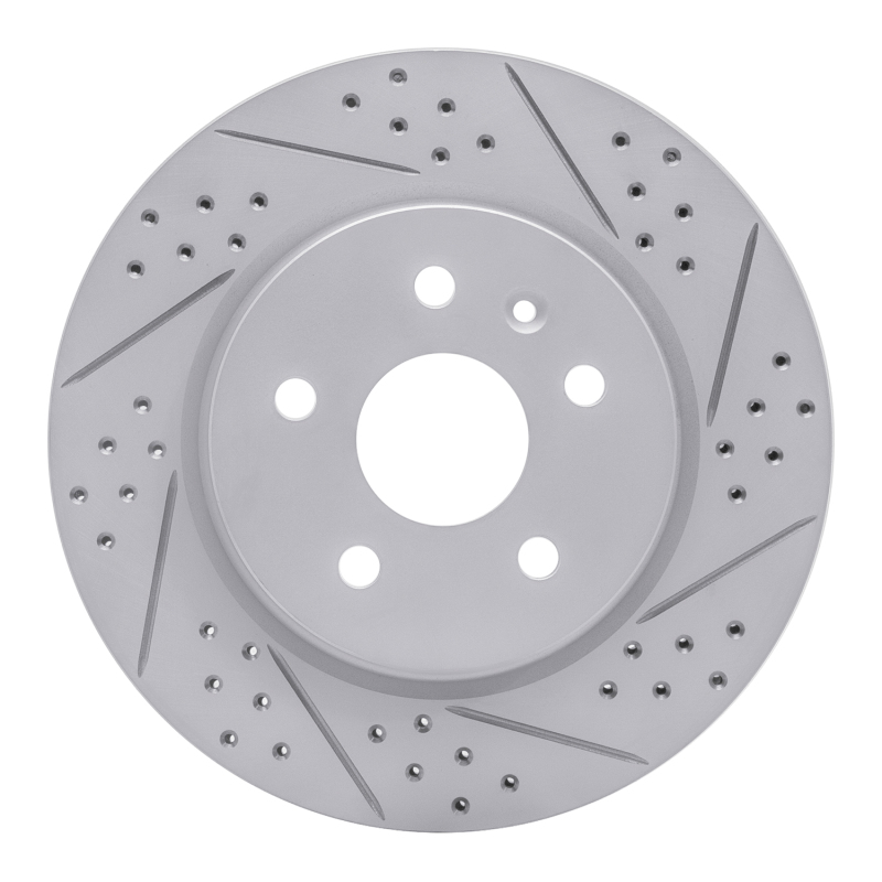 Buick Lacrosse Brake Rotor (1) - Rear Right - DFC - Drilled & Slotted Geoperformance - `10-`25
