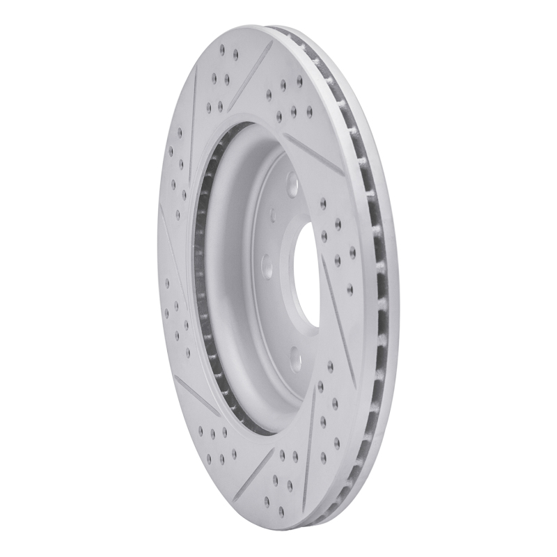 Buick Lacrosse Brake Rotor (1) - Rear Right - DFC - Drilled & Slotted Geoperformance - `10-`25