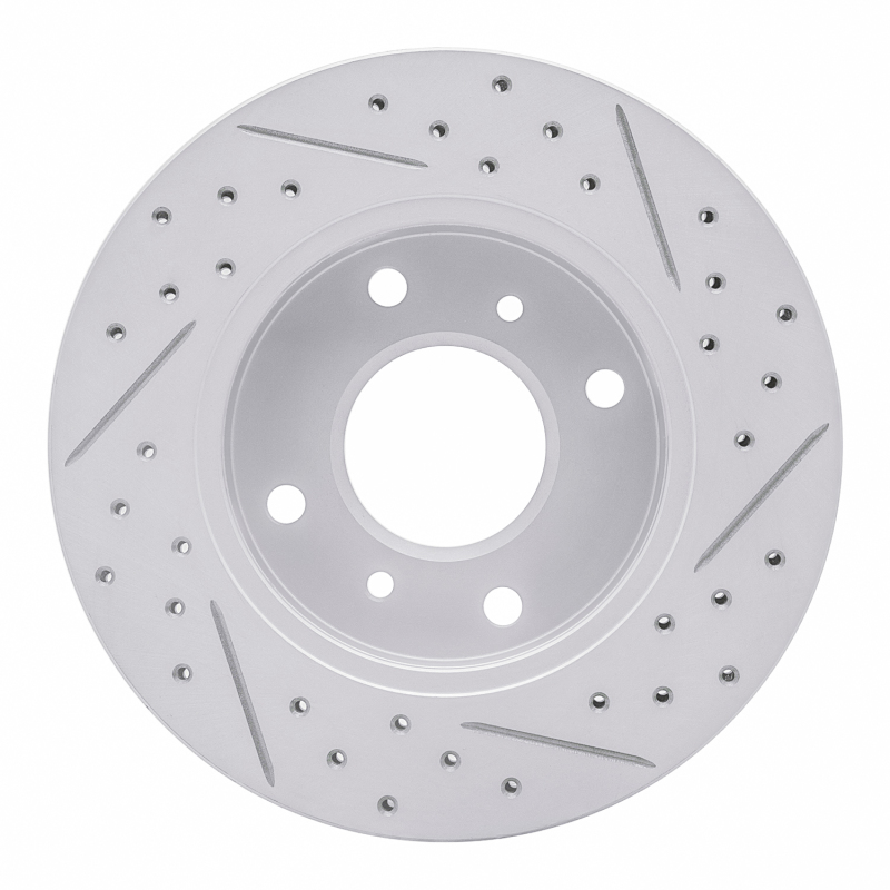 Infiniti G20 Brake Rotor (1) - Front Left - DFC - Drilled & Slotted Geoperformance - `89-`13