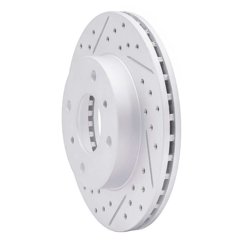 Infiniti G20 Brake Rotor (1) - Front Left - DFC - Drilled & Slotted Geoperformance - `89-`13