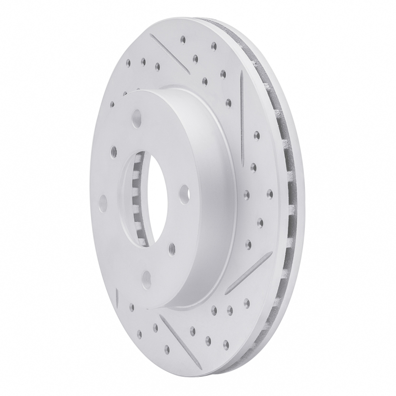 Infiniti G20 Brake Rotor (1) - Front Right - DFC - Drilled & Slotted Geoperformance - `89-`13