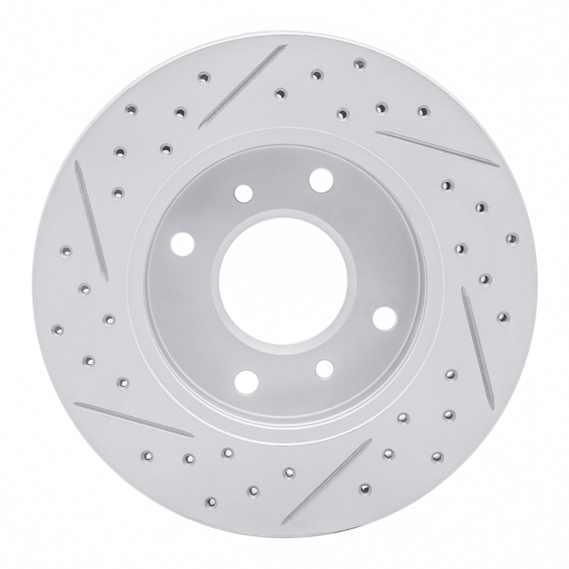 Infiniti G20 Brake Rotor (1) - Front Right - DFC - Drilled & Slotted Geoperformance - `89-`13