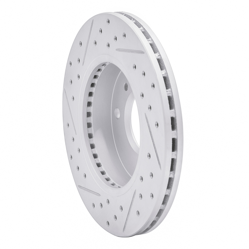 Infiniti G20 Brake Rotor (1) - Front Right - DFC - Drilled & Slotted Geoperformance - `89-`13