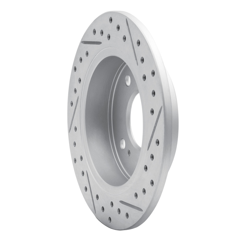 Infiniti G20 Brake Rotor (1) - Rear Left - DFC - Drilled & Slotted Geoperformance - `90-`06