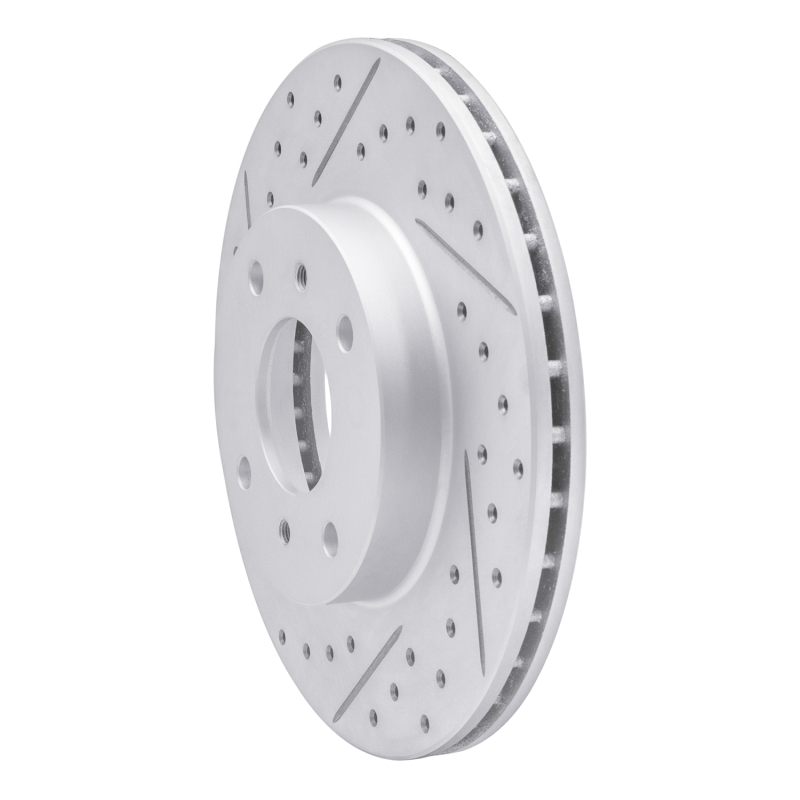 Infiniti G20 Brake Rotor (1) - Front Left - DFC - Drilled & Slotted Geoperformance - `93-`06