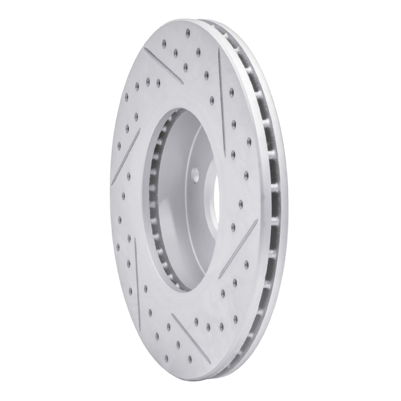 Infiniti G20 Brake Rotor (1) - Front Left - DFC - Drilled & Slotted Geoperformance - `93-`06