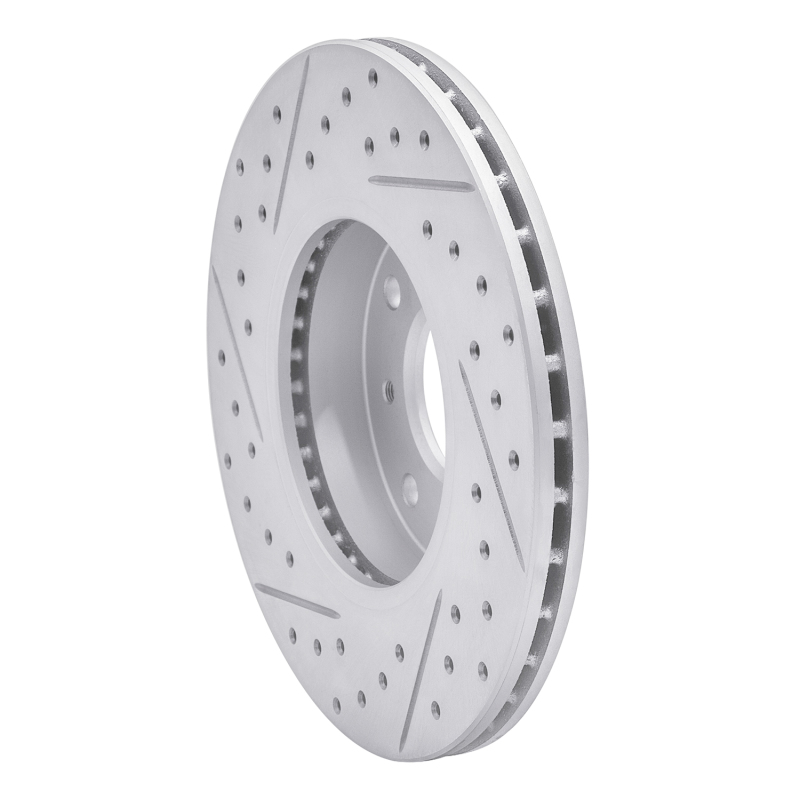 Infiniti G20 Brake Rotor (1) - Front Right - DFC - Drilled & Slotted Geoperformance - `93-`06