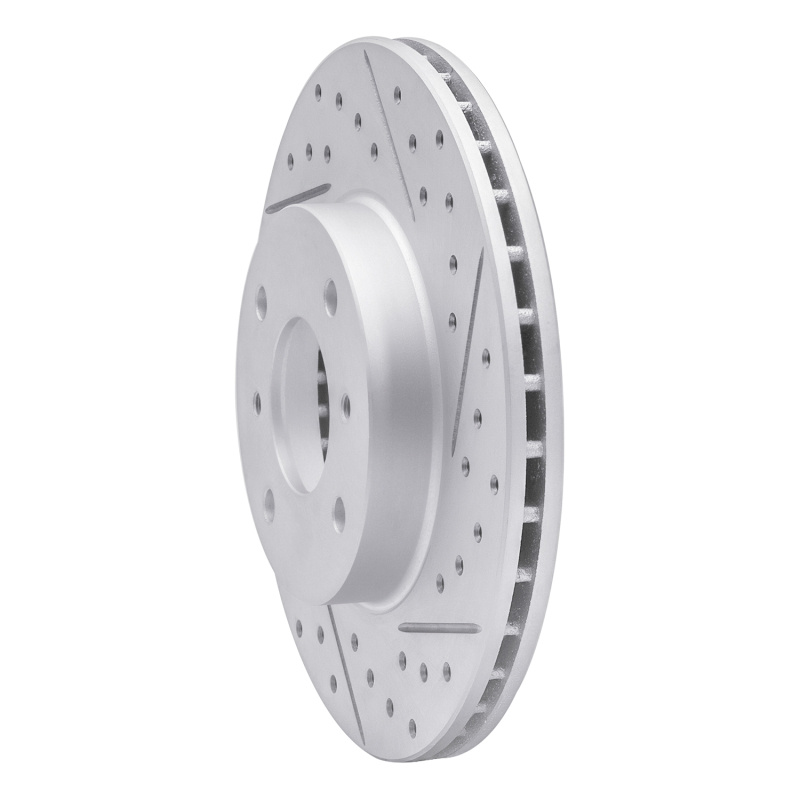 Infiniti G20 Brake Rotor (1) - Front Right - DFC - Drilled & Slotted Geoperformance - `93-`06