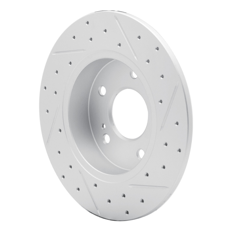 Infiniti I30 Brake Rotor (1) - Rear Left - DFC - Drilled & Slotted Geoperformance - `94-`04