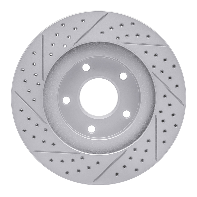 Infiniti I35 Brake Rotor (1) - Front Right - DFC - Drilled & Slotted Geoperformance - `02-`06