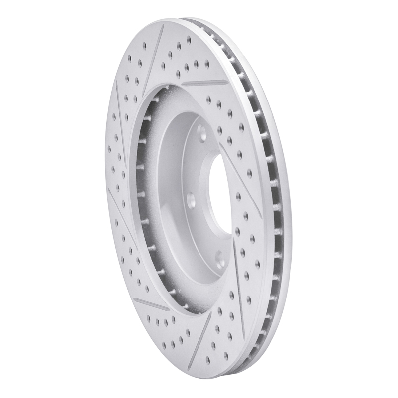 Infiniti I35 Brake Rotor (1) - Front Right - DFC - Drilled & Slotted Geoperformance - `02-`06