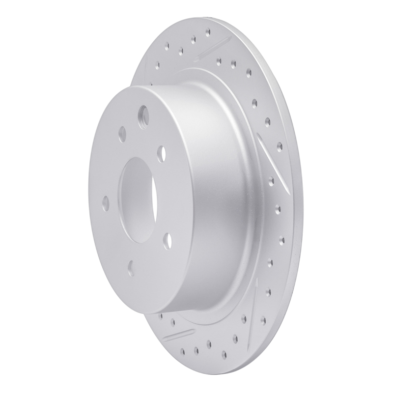 Nissan Juke Brake Rotor (1) - Rear Left - DFC - Drilled & Slotted Geoperformance - `02-`25