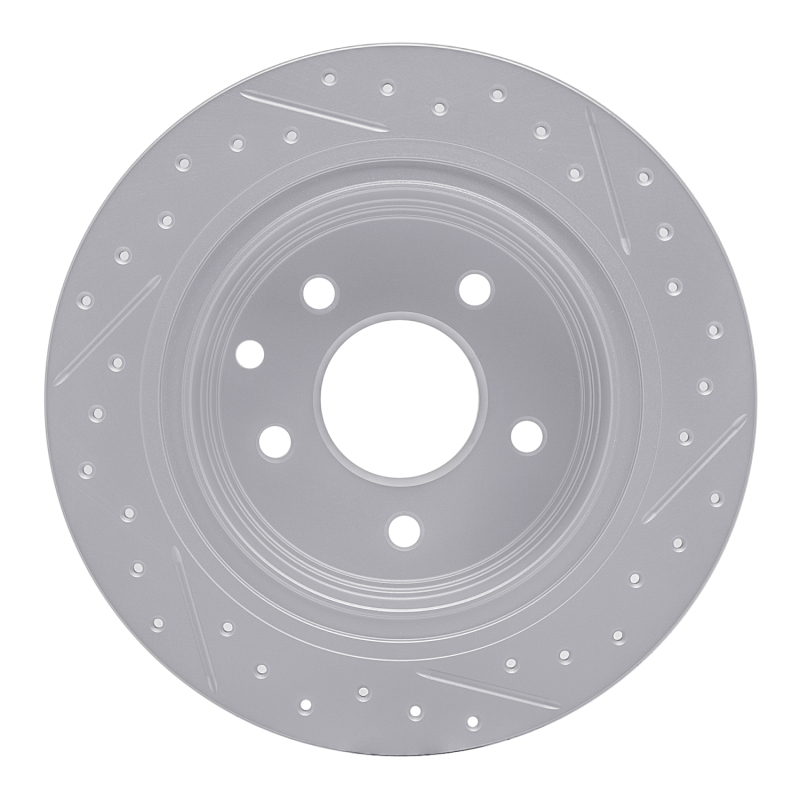 Nissan Juke Brake Rotor (1) - Rear Left - DFC - Drilled & Slotted Geoperformance - `02-`25
