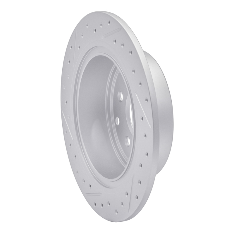 Nissan Altima Brake Rotor (1) - Rear Right - DFC - Drilled & Slotted GeOPERFORMANCE - `02-`25