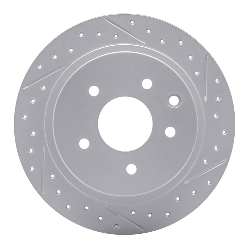 Nissan Altima Brake Rotor (1) - Rear Right - DFC - Drilled & Slotted GeOPERFORMANCE - `02-`25