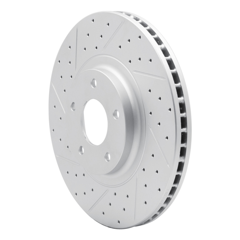 Nissan Murano Brake Rotor (1) - Front Left - DFC - Geoperformance Rotor - Drilled and Slotted - `03-`05