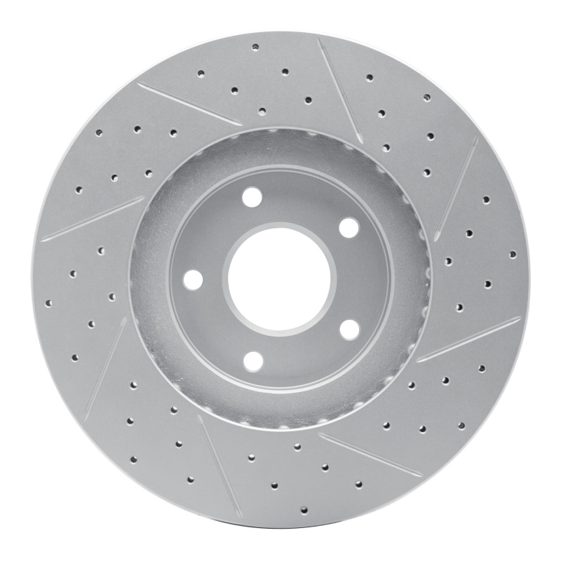 Nissan Murano Brake Rotor (1) - Front Left - DFC - Geoperformance Rotor - Drilled and Slotted - `03-`05