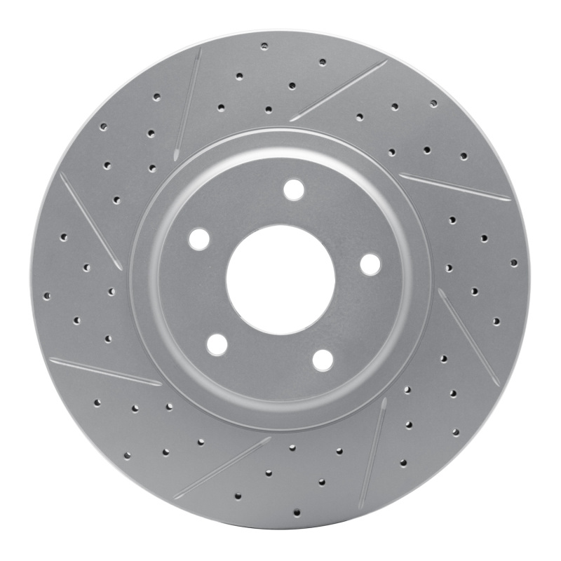 Nissan Murano Brake Rotor (1) - Front Left - DFC - Geoperformance Rotor - Drilled and Slotted - `03-`05
