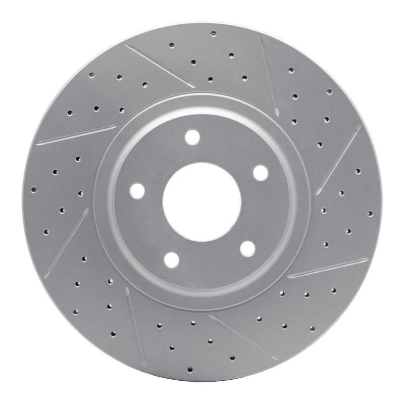 Nissan Murano Brake Rotor (1) - Front Right - DFC - Geoperformance Drilled & Slotted - `03-`05