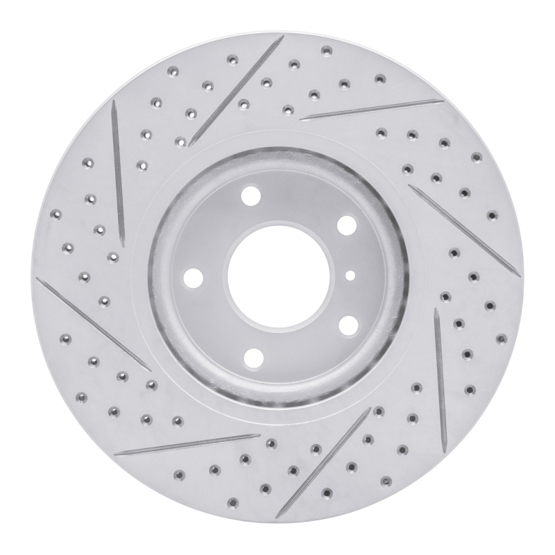 Infiniti FX35 Brake Rotor (1) - Front Right - DFC - Drilled & Slotted Geoperformance - `03-`23