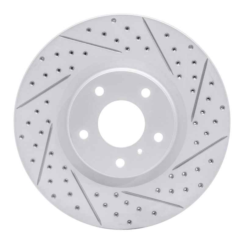 Infiniti FX35 Brake Rotor (1) - Front Right - DFC - Drilled & Slotted Geoperformance - `03-`23