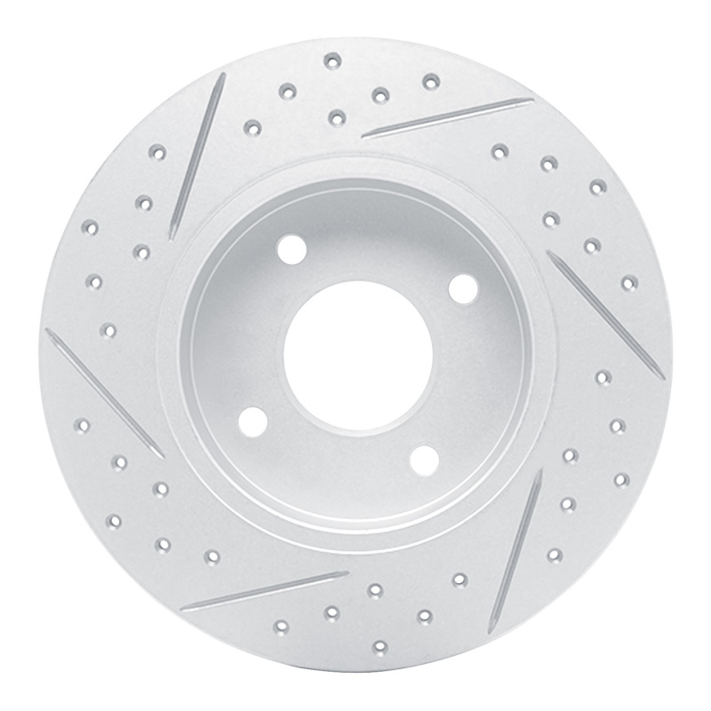 Nissan Sentra Brake Rotor (1) - Rear Left - DFC - Drilled & Slotted Geoperformance - `04-`06