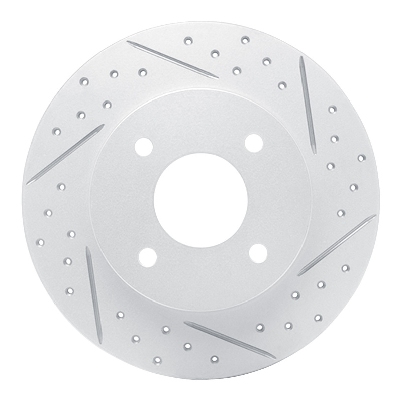 Nissan Sentra Brake Rotor (1) - Rear Left - DFC - Drilled & Slotted Geoperformance - `04-`06