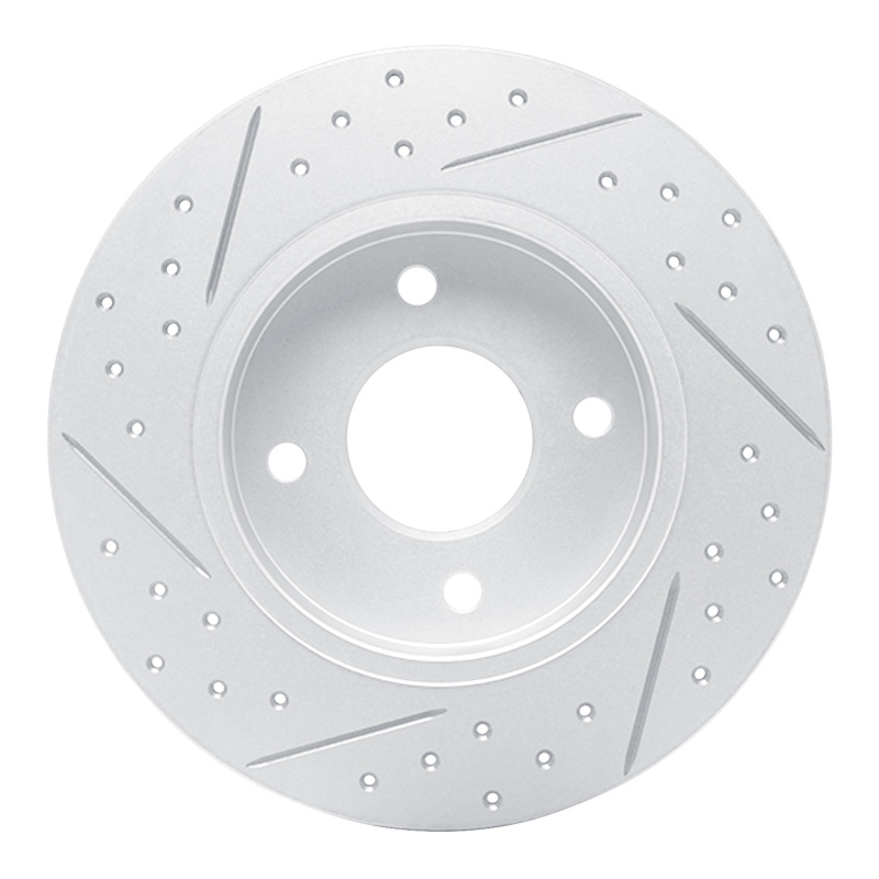 Nissan Sentra Brake Rotor (1) - Rear Right - DFC - Drilled & Slotted Geoperformance - `04-`06