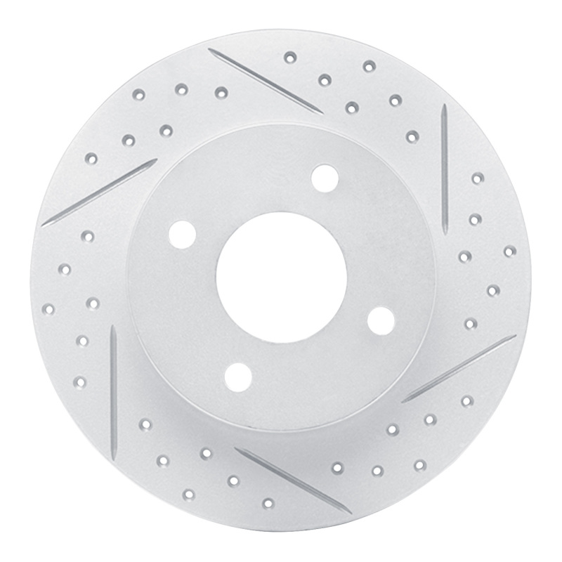 Nissan Sentra Brake Rotor (1) - Rear Right - DFC - Drilled & Slotted Geoperformance - `04-`06