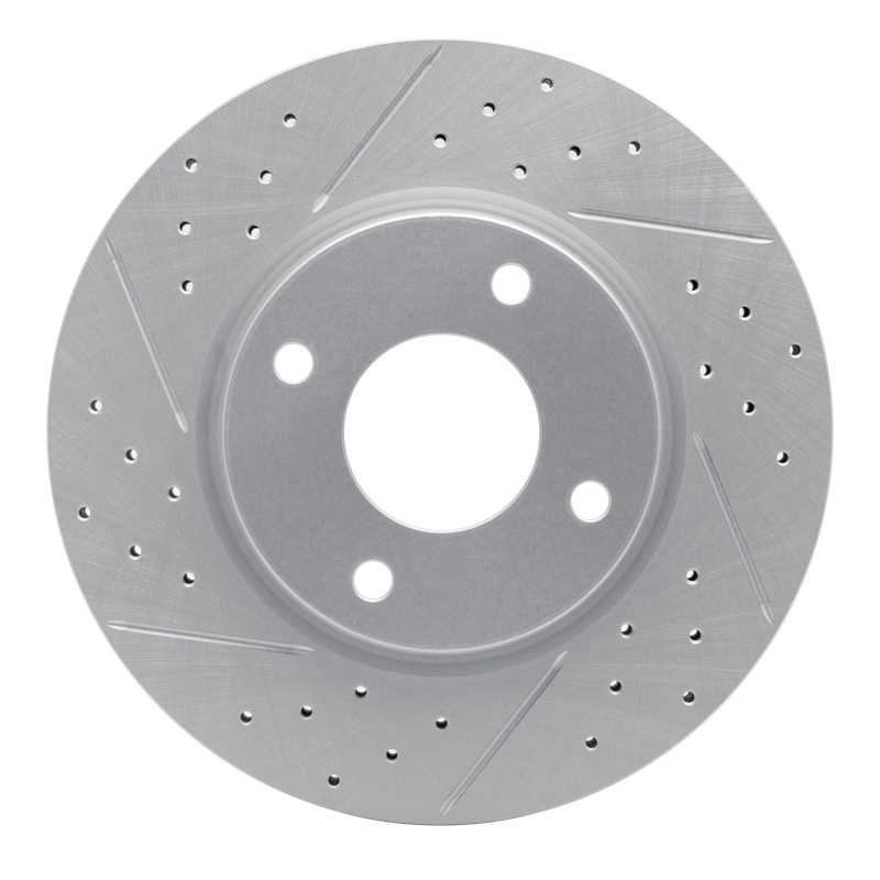 Nissan Sentra Brake Rotor (1) - Front Left - DFC - Drilled & Slotted Geoperformance - `07-`14