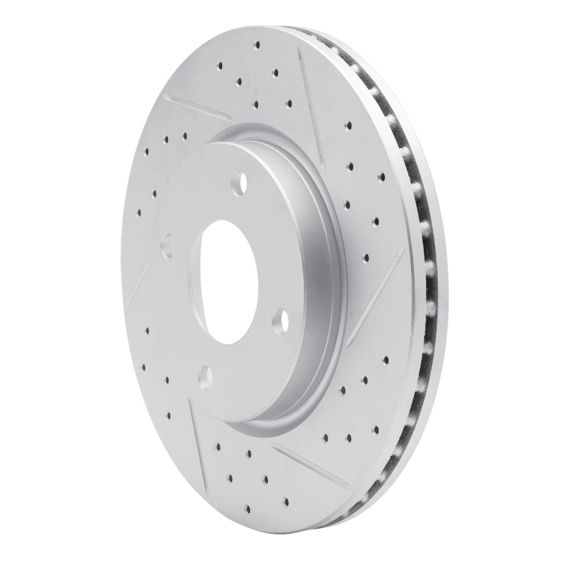 Nissan Sentra Brake Rotor (1) - Front Right - DFC - Drilled & Slotted Geoperformance - `07-`14