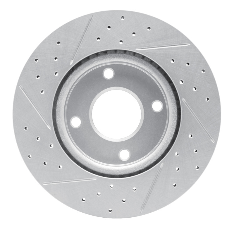 Nissan Sentra Brake Rotor (1) - Front Right - DFC - Drilled & Slotted Geoperformance - `07-`14